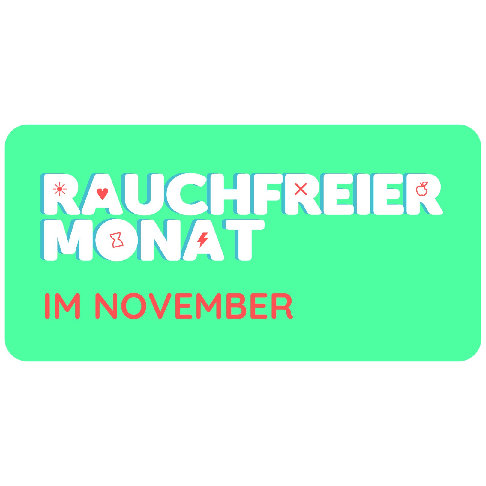 Rauchfreier Monat November 2025 logo